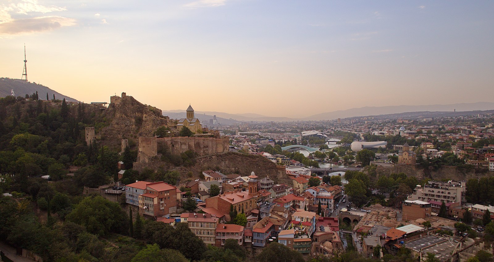 Tbilisi-Georgia-View on historical neighborhoods from a hill.jpg